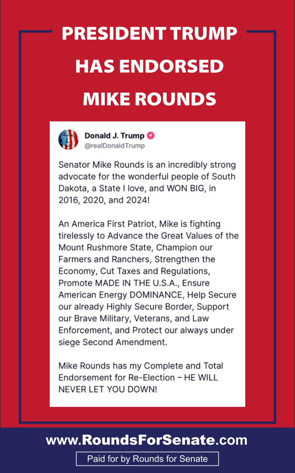 Mike Rounds for Senate