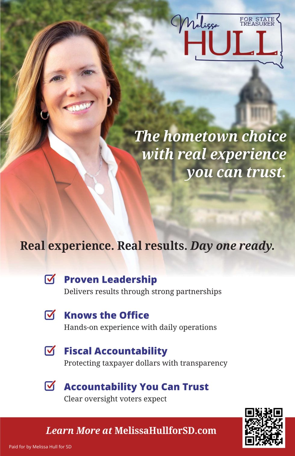 Melissa Hull for State Treasurer